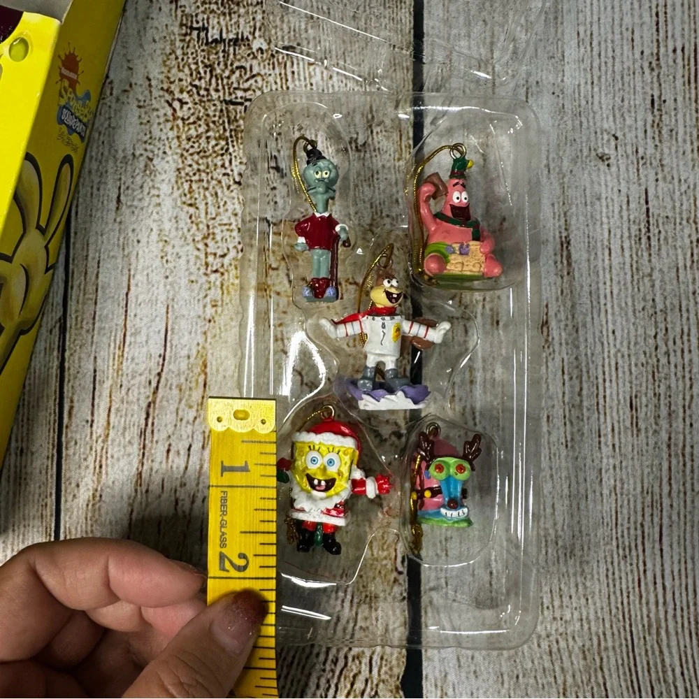 Set of 3 SpongeBob Squarepants Ornaments - some NWT